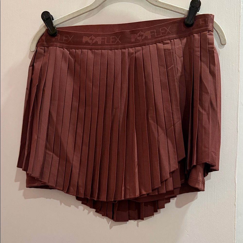 PopFlex Ace ‘em Pleated Skort L in Desert Rose